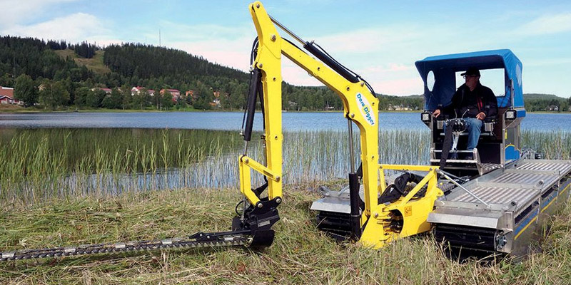 Hydrotilling using Truxor Harvester